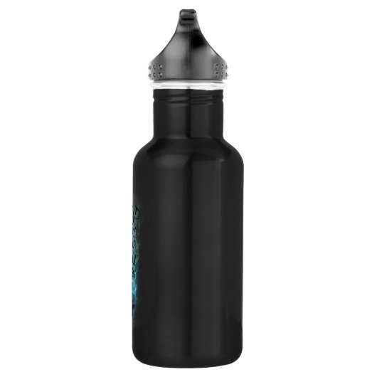 Bouteille D'eau Graphique de crâne et de fumée (Droite)