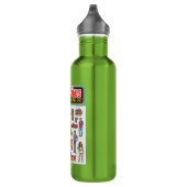 Bouteille D'eau Graphique de la feuille d'autocollants rétro Gooni (Droite)