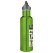 Bouteille D'eau Graphique de la feuille d'autocollants rétro Gooni (Gauche)