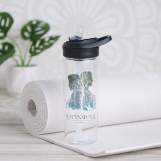 Bouteille D'eau Graphique de la forêt surnaturelle de Winchester B