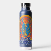 Bouteille D'eau Graphique de Talavera de scarabée bleu (Gauche)
