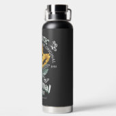 Bouteille D'eau Graphique des tournesols et papillons (Plage)