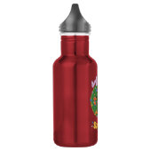 Bouteille D'eau Graphisme de couronne de Noël pour snack de Scooby (Gauche)