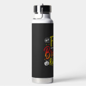 Bouteille D'eau Graphisme de sorcière de Halloween à balai gratuit (Évier)