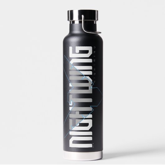 Bouteille D'eau Graphisme Hi-Tech au nom de Nightwing (Gauche)