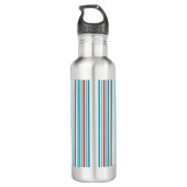 Bouteille D'eau Gras Bleu Verticale Bleu Personnalisé (Dos)