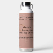 Bouteille D'eau Gratitude Remains™ Amour & Intention | Isolation s (Avant)