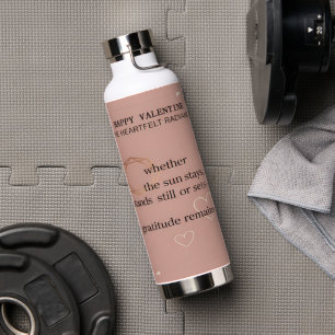Bouteille D'eau Gratitude Remains™ Amour & Intention   Isolation s