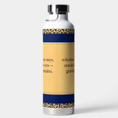 Bouteille D'eau Gratitude Remains: unique self-care Life Rhythm (Droite)