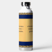 Bouteille D'eau Gratitude Remains: unique self-care Life Rhythm (Droite)