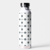 Bouteille D'eau Gray Polka Dots, Polka Dot Pattern, Dots (Gauche)