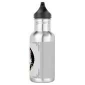 Bouteille D'eau Gray Wolf Moon Mountains Night Sky Water Bottle (Droite)