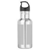 Bouteille D'eau Gray Wolf Moon Mountains Night Sky Water Bottle (Dos)