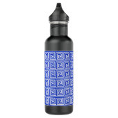 Bouteille D'eau Grec Meander Carré Motif (Droite)