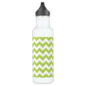 Bouteille D'eau Green Zigzag, Green Chevron, Motif géométrique (Droite)