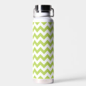 Bouteille D'eau Green Zigzag, Green Chevron, Motif géométrique (Arrière)