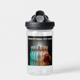 Bouteille D'eau Grève de bol de texte personnalisé