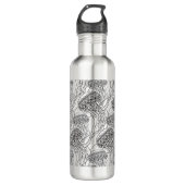 Bouteille D'eau Griffonnage de méduses (Devant)