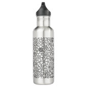 Bouteille D'eau Griffonnage floral (Droite)