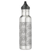 Bouteille D'eau Griffonnage floral de jardin (Droite)