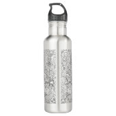 Bouteille D'eau Griffonnage nautique (Dos)