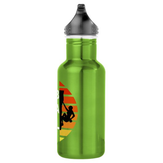 Bouteille D'eau Grimper comme une femme escalade rock (Droite)
