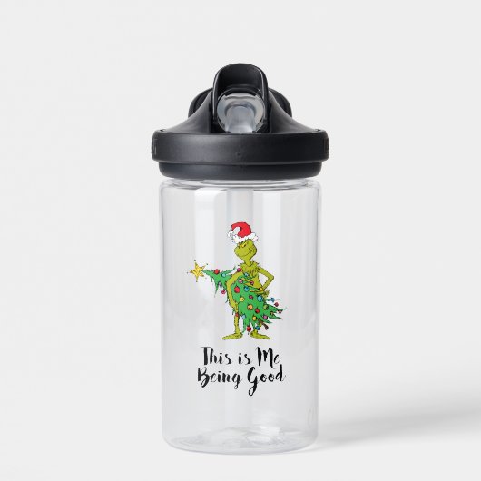 Bouteille D'eau Grinch Classique | Méchant (Avant)