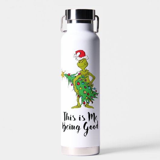 Bouteille D'eau Grinch Classique | Vilain (Avant)