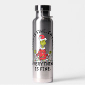 Bouteille D'eau Grinch | Tout va bien (Gauche)