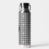 Bouteille D'eau Gris avec hauteur d'accentuation argentée (Arrière)
