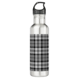 Bouteille D'eau Gris Blackwatch Tartan Design Plaid