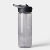 Bouteille d'eau grise avec logo AMBS blanc (Droite)