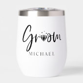 Bouteille d'eau Groom et Bride personnalisable (Avant)