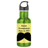 Bouteille d'eau Groomsman Mustache (Devant)