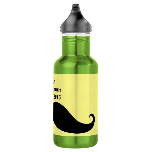 Bouteille d'eau Groomsman Mustache (Droite)