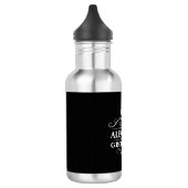 Bouteille D'eau Groomsman Tuxedo Cravate noir (Gauche)