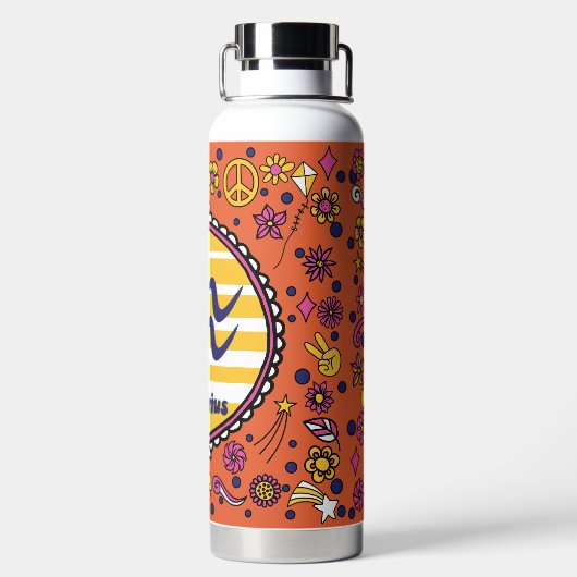 Bouteille D'eau Groovy Aquarius Custom (Plage)