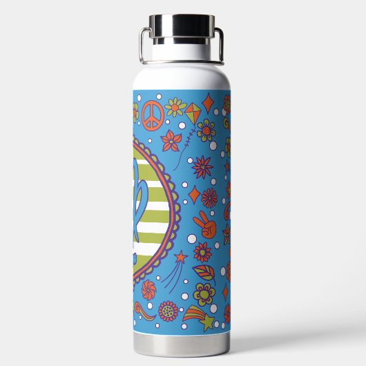 Bouteille D'eau Groovy Virgo Custom (Plage)