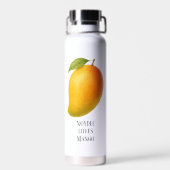 Bouteille D'eau Gros Mangue, Fruit Sucré et Nom (Arrière)
