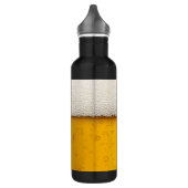 Bouteille D'eau Gros plan sur les bulles de bière (Gauche)