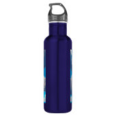 Bouteille D'eau Gros voilier, Ciel Bleu, Nuages Fluffy Blanc (Dos)