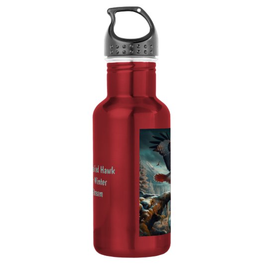 Bouteille D'eau Grosse torche à queue rouge (Dos)