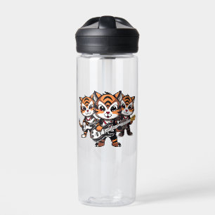 Bouteille D'eau Groupe de Tigres Jouant