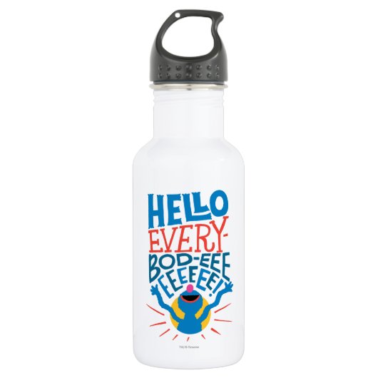 Bouteille D'eau Grover Hello (Devant)
