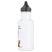 Bouteille D'eau Grumpy Green Furry Les femmes adorent le café (Droite)