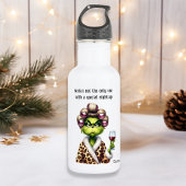 Bouteille D'eau Grumpy Green Furry Les Femmes Aiment Le Vin