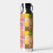 Bouteille D'eau Grunge Musical Notes | Musique Art à thème (Avant)