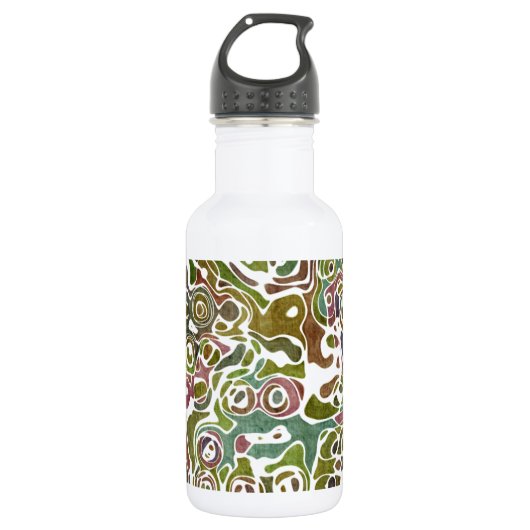 Bouteille D'eau Grungy Faded Retro (Devant)