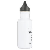 Bouteille D'eau Guitare Avec Notes Musicales (Gauche)