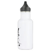 Bouteille D'eau Guitare Avec Notes Musicales (Droite)